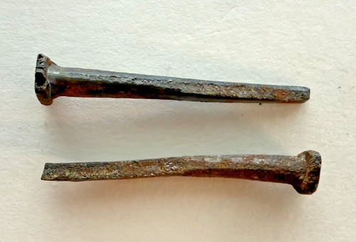 Hand forged nails wrought - hand-forged, nails,